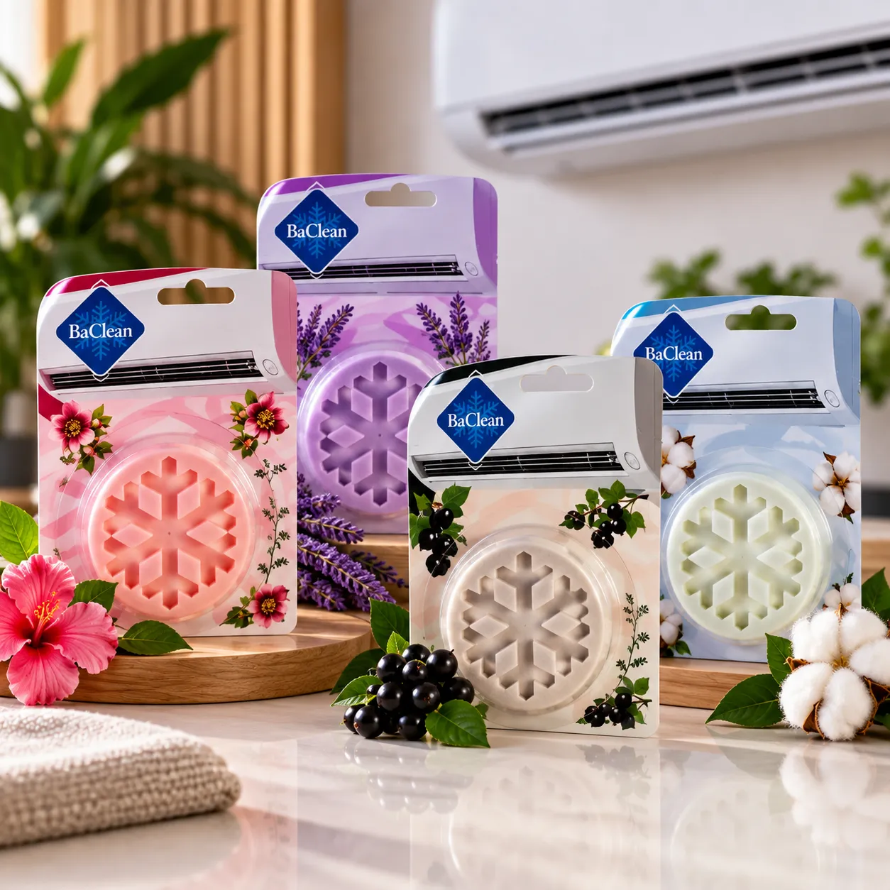Pastilha Aromatizante Baclean para Ar Condicionado robiana
