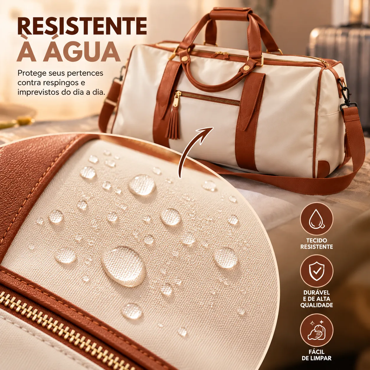 Bolsa de Viagem Grande Feminina Dobrável e Impermeável Armazenamento Saco de bagagem Saco de viagem armazenamento