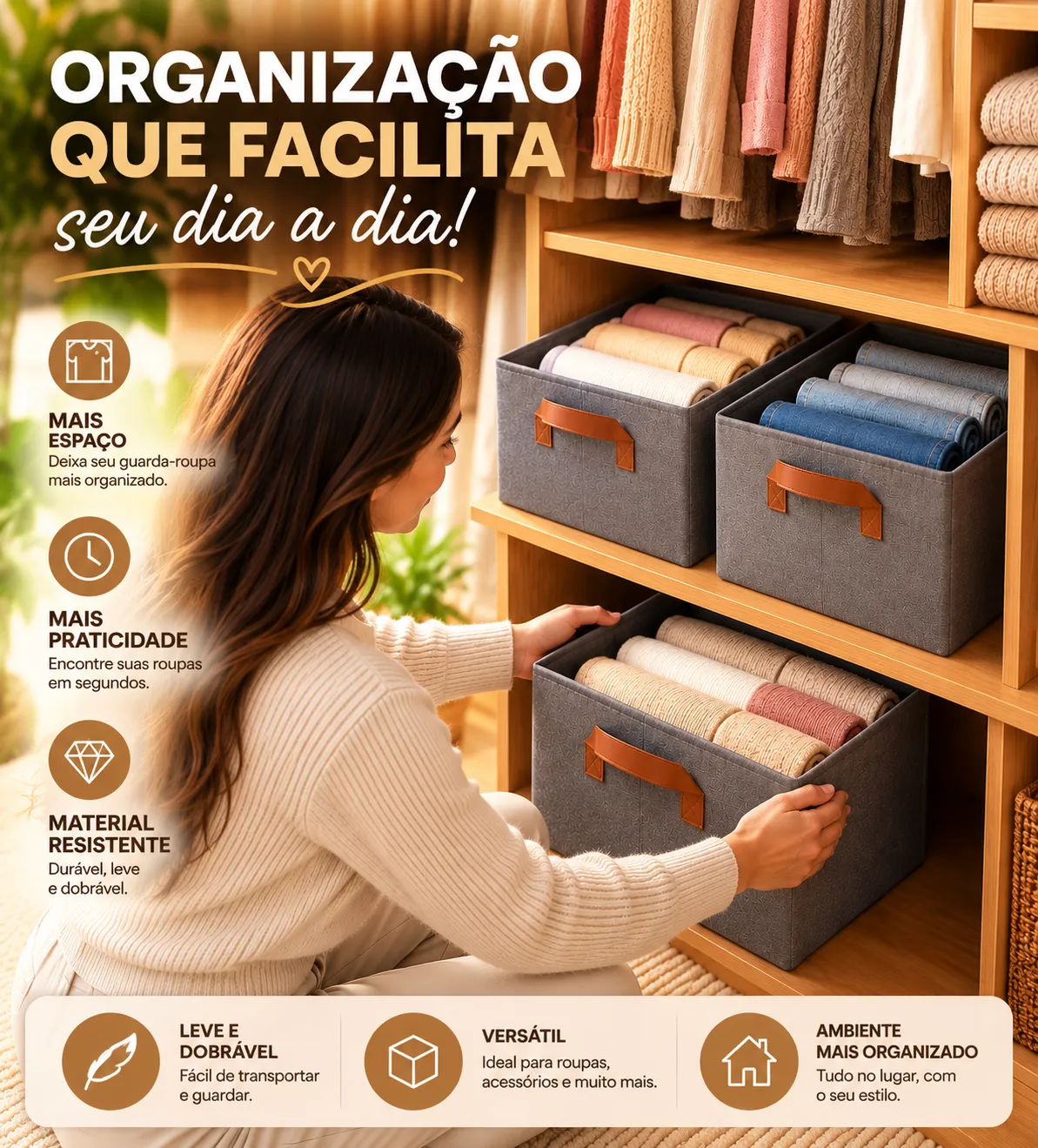 Organizador de roupas