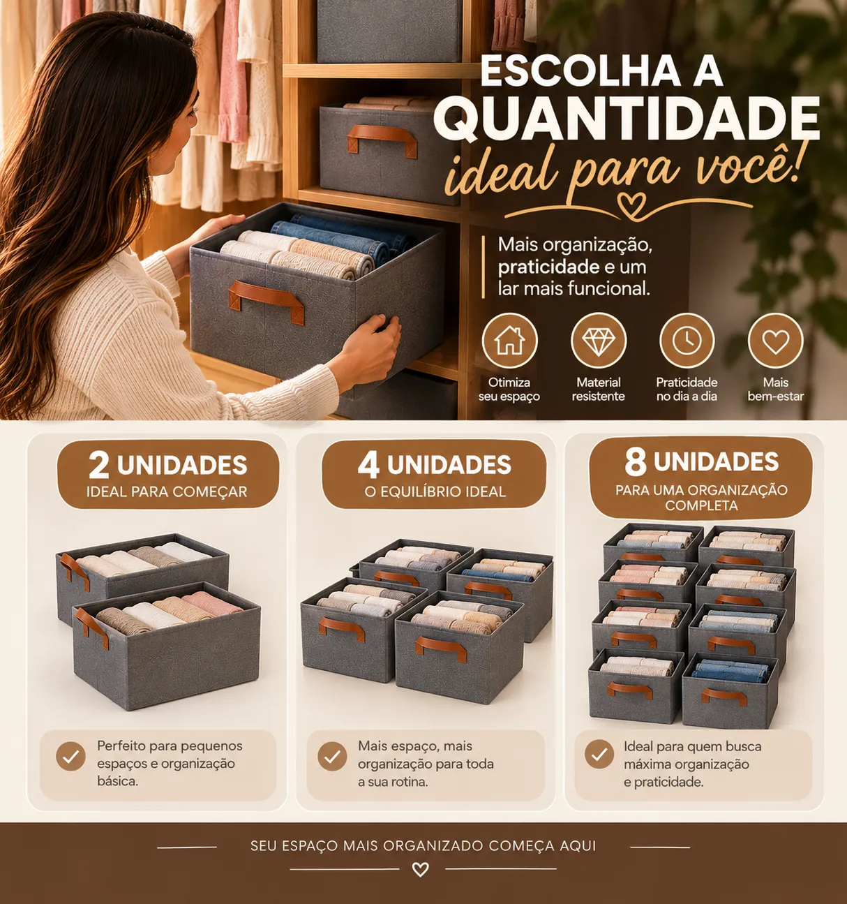 Organizador de roupas