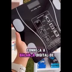 Balança Digital de Bioimpedância Bluetooth Profissional