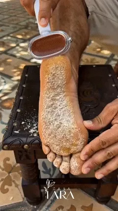 Lixa para Pés Dupla Face — Removedor de Pele Morta e Calos para Pedicure | Casa Lara